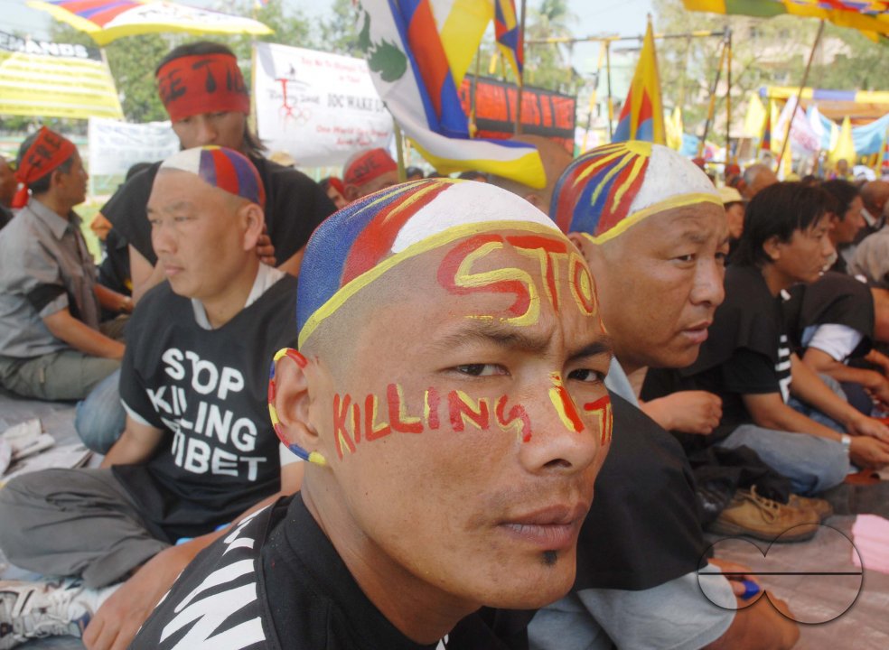 Tibaetan China Protest In INDIA