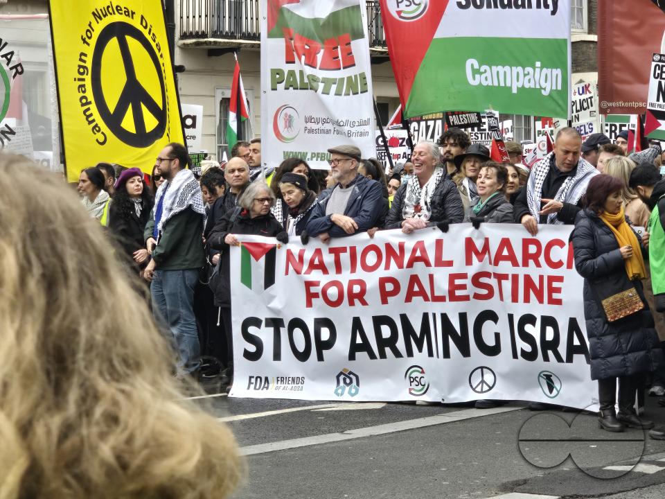 Thousands of Pro-Palestinians gathered for the Palestine Solidarity Campaign (PSC) demonstration in the capital to call for an immediate ceasefire in Gaza