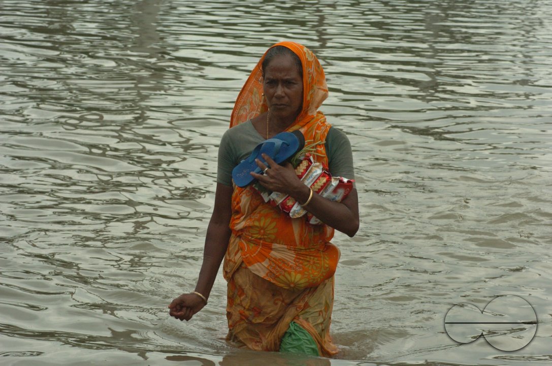 Shirajganj city under water