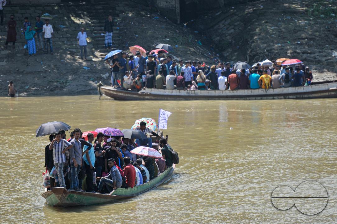 The traditional Sylhet's historic 'Keane Bridge over the Surma River in Sylhet has become vulnerable, with vehicular and human traffic is closed for renovation work