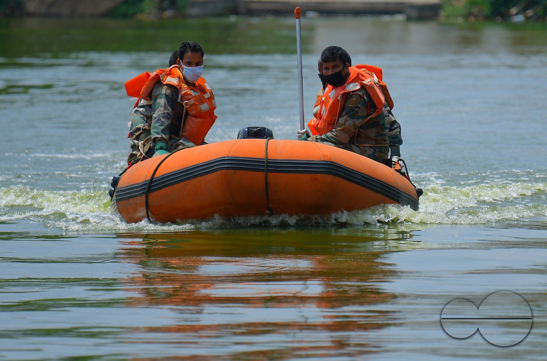 Demonstration, on flood management