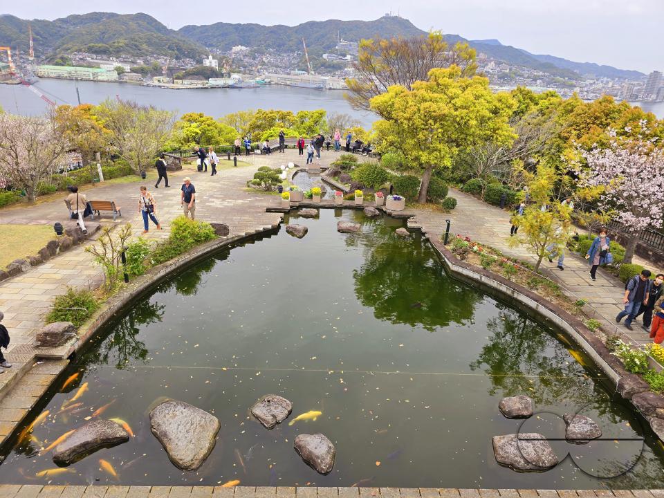 An exquisite garden, Glover Garden, at Minamiyamatemachi, Nagasaki