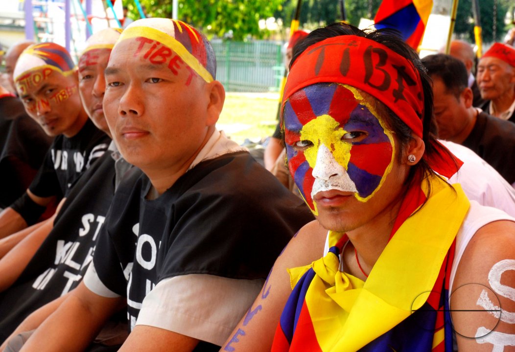 Tibaetan China Protest In INDIA