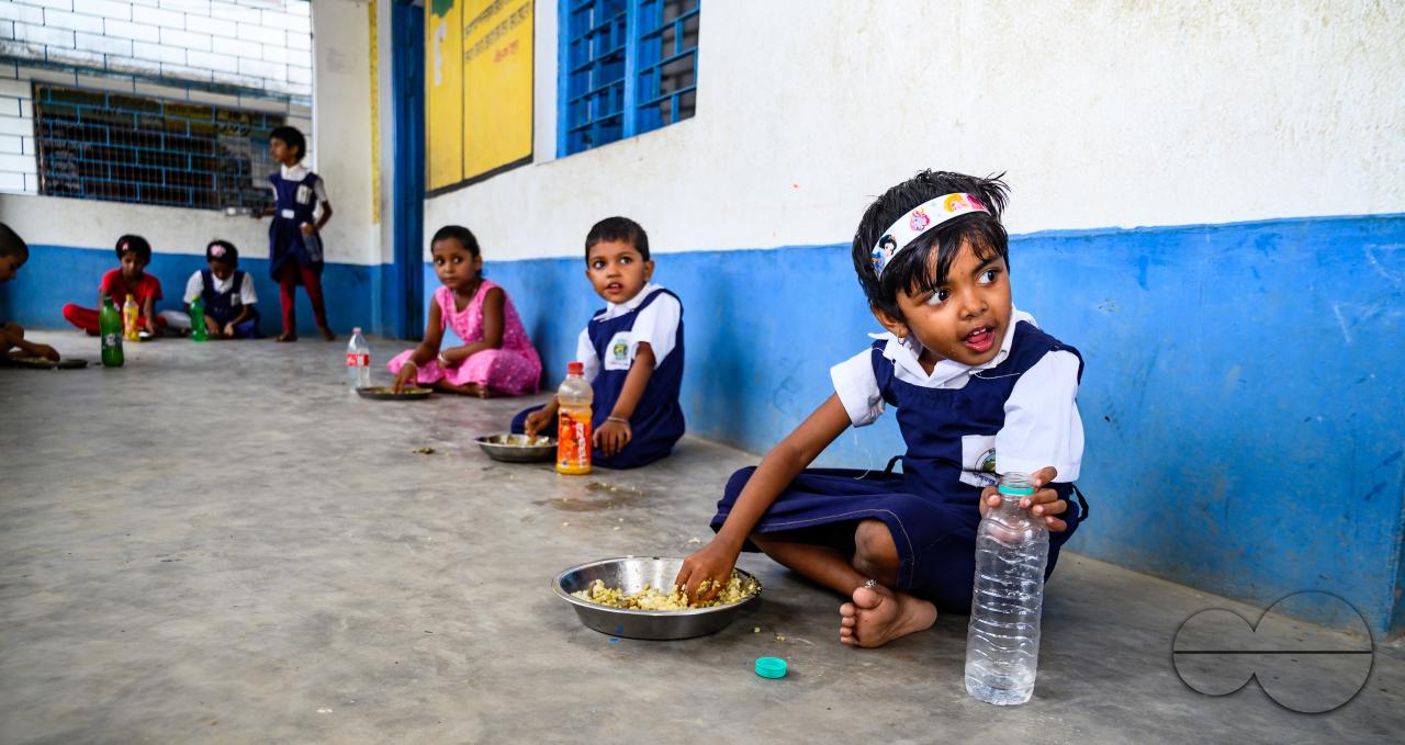 The mid-day meal scheme is a school meal program of the Government of India designed to better the nutritional standing of school-age children nationwide