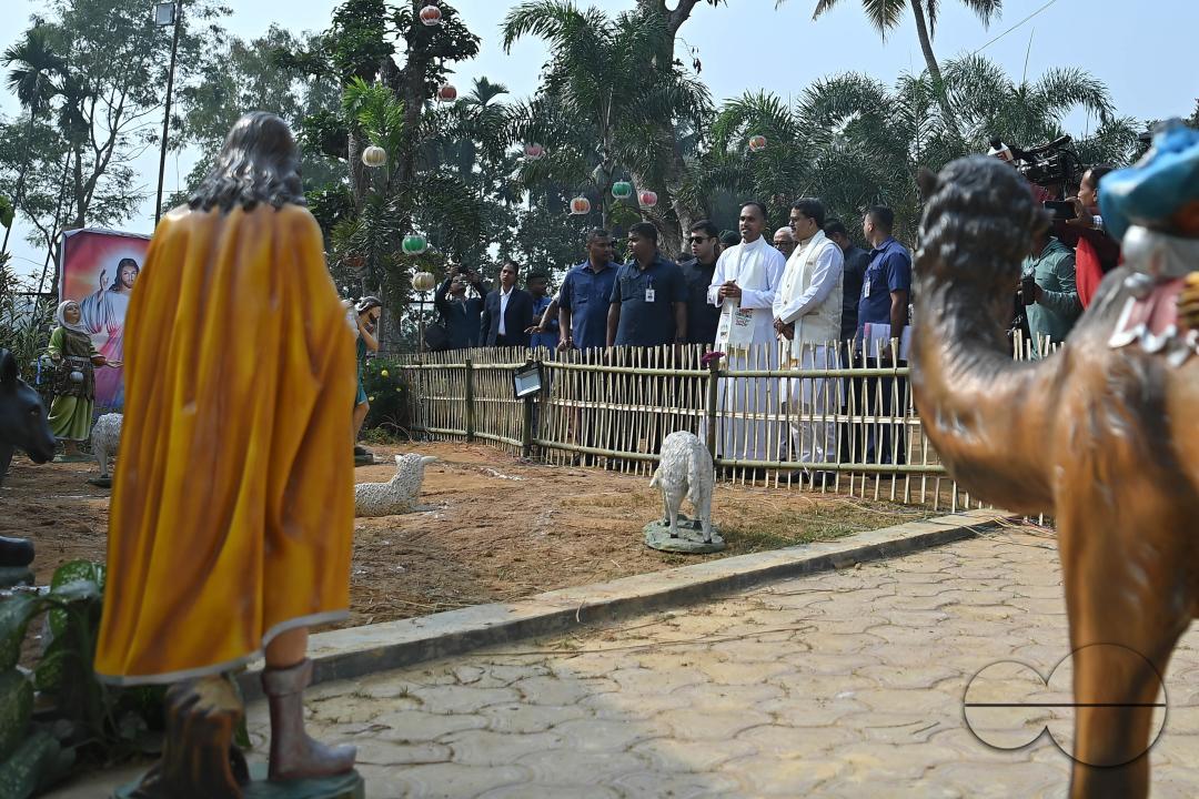 Tripura chief minister Manik Saha, attends Christmas Mass at Mariam Nagar Church in Agartala