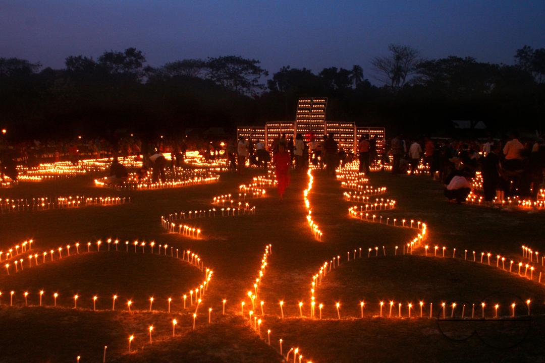A grand function in remembrance of the martyrs of the language movement