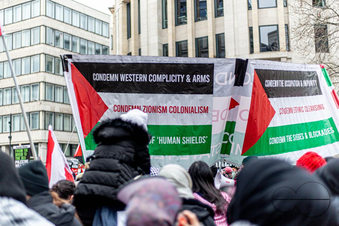 A global day of protests drew thousands of people including Children, who made their way through central London for a pro-Palestinian march, part of a global day of action against the longest and deadliest war between Israel and Palestinians in 75 years