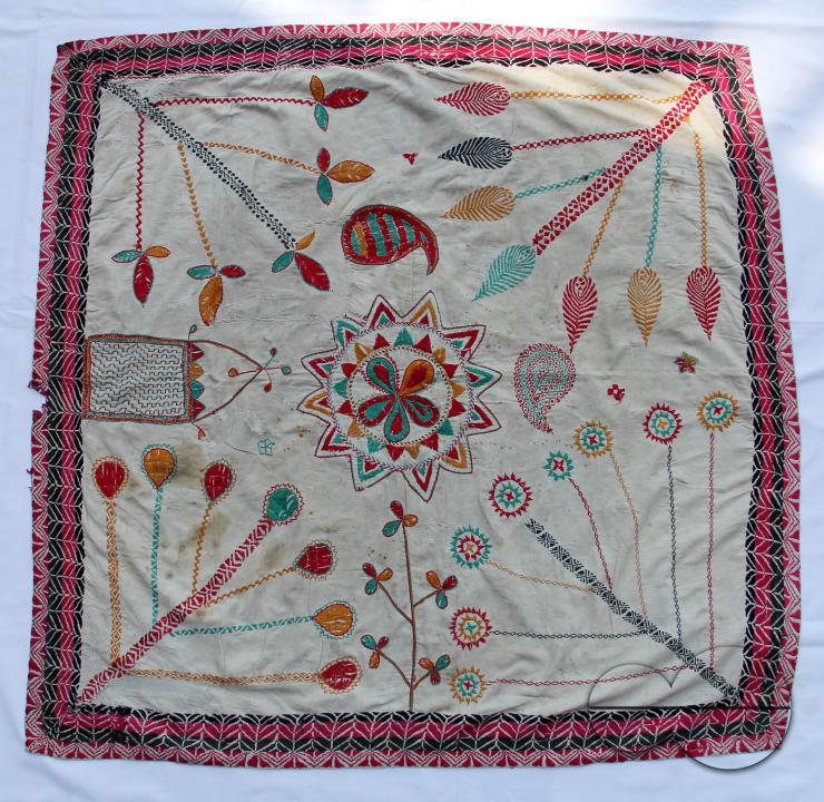 Nakshi kantha, a type of embroidered quilt, is a centuries-old Bengali art tradition of the Bengal region, notable in Bangladesh and Indian states of West Bengal, Tripura and part of Assam