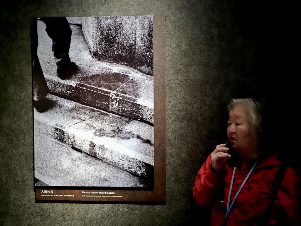 Images, artefacts, childrens paintings, articles of clothing of survivors-all from the atomic bombing of Hiroshima, displayed at the Hiroshima Peace Memorial Museum