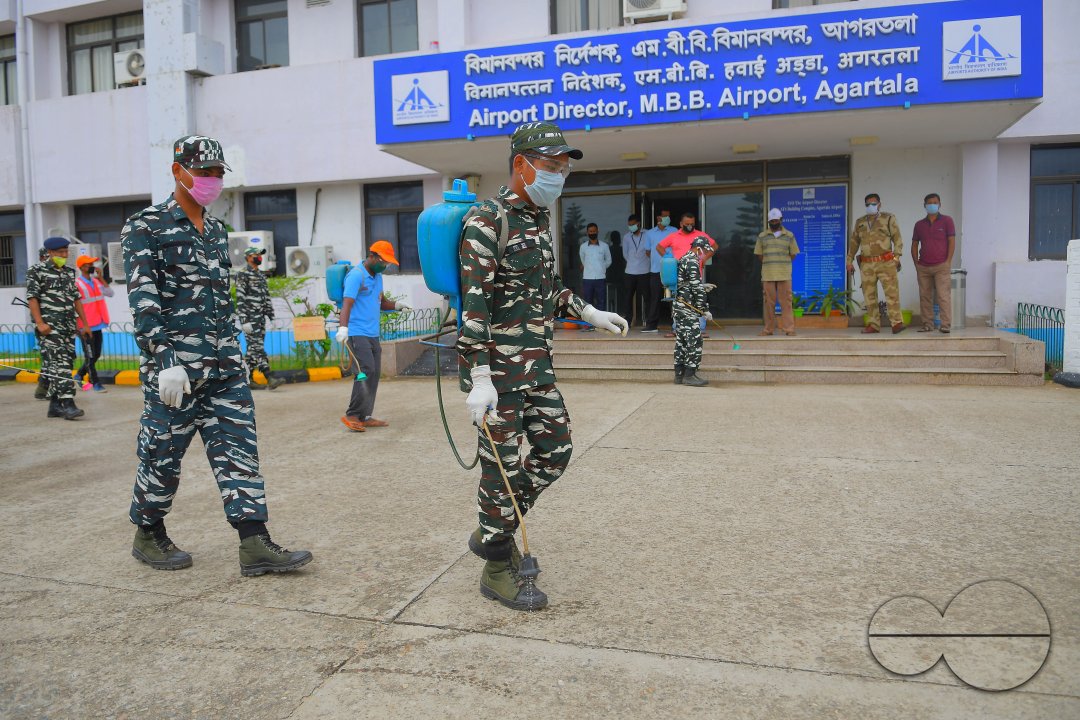Different actives of CRPF, during covid-19