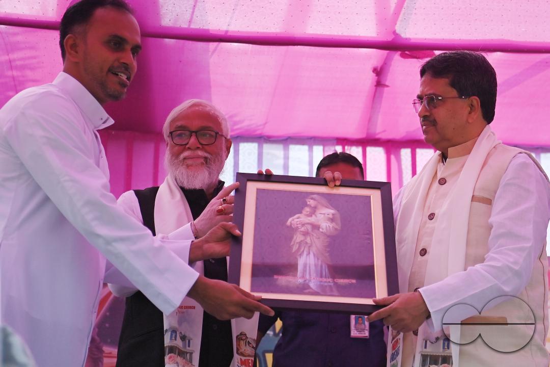 Tripura chief minister Manik Saha, attends Christmas Mass at Mariam Nagar Church in Agartala