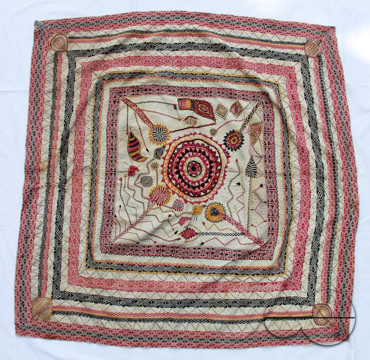 Nakshi kantha, a type of embroidered quilt, is a centuries-old Bengali art tradition of the Bengal region, notable in Bangladesh and Indian states of West Bengal, Tripura and part of Assam
