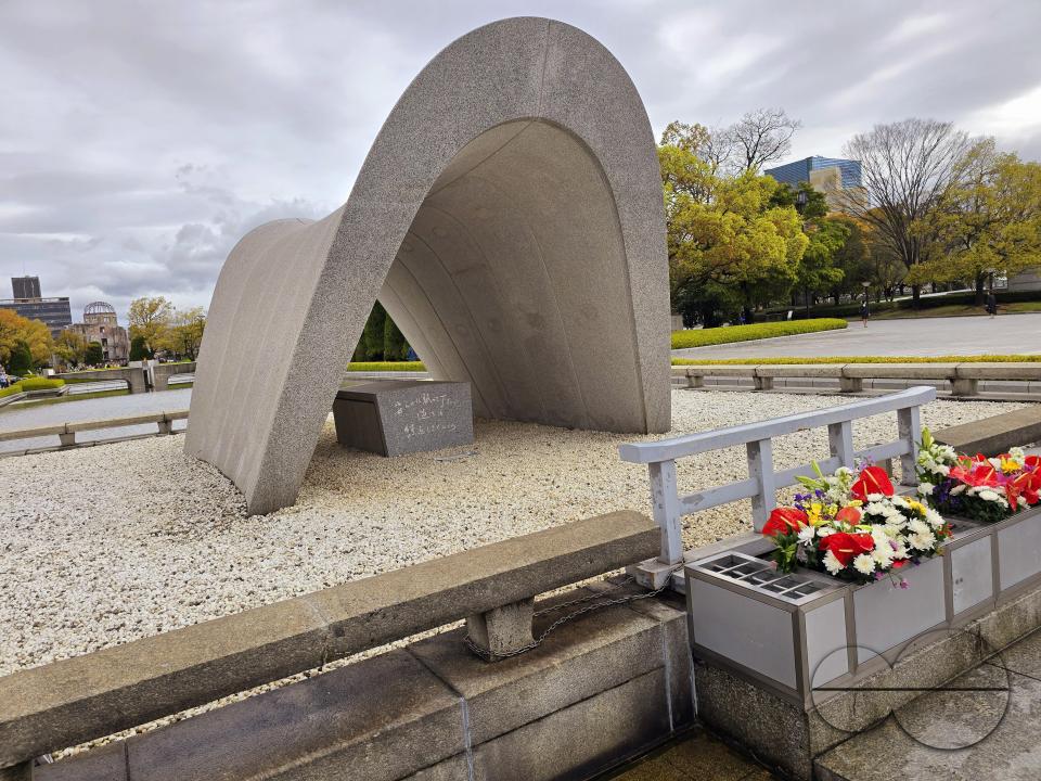Childrenâs Peace Monument in Hiroshima, also known as the "Atomic Bomb Children Statue", is a monument for peace to commemorate Sadako Sasaki and the thousands of child victims of the atomic bombing of Hiroshima