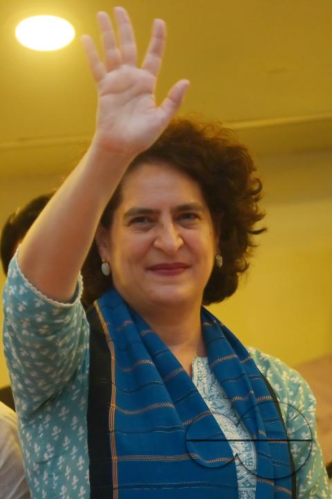 Congress leader Priyanka Gandhi Vadra, alongside leaders from the Indian Joint Opposition (Congress and CPIM), engaged in a spirited roadshow in anticipation of the upcoming Lok Sabha elections