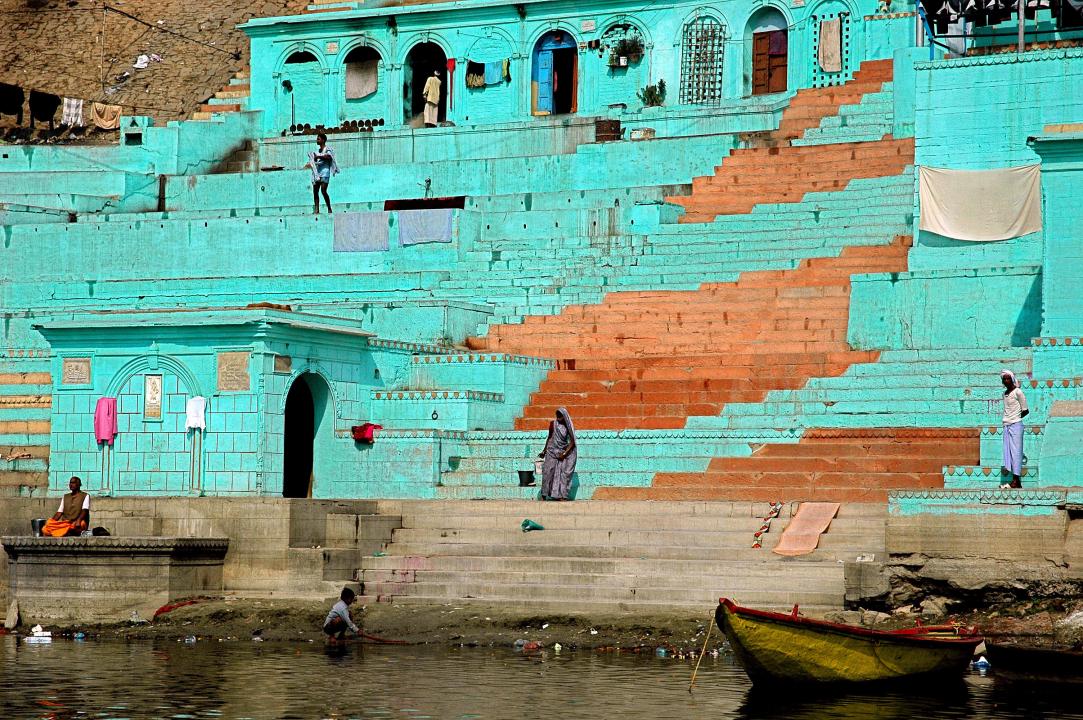 Benaras is considered as the cultural capital of the oldest and holiest cities in India and home to the most famous ghats (150 steps leading down to the river) in the country
