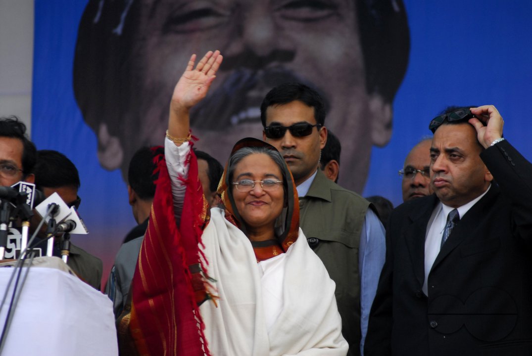 Sheikh Hasina announces a tough protest programe