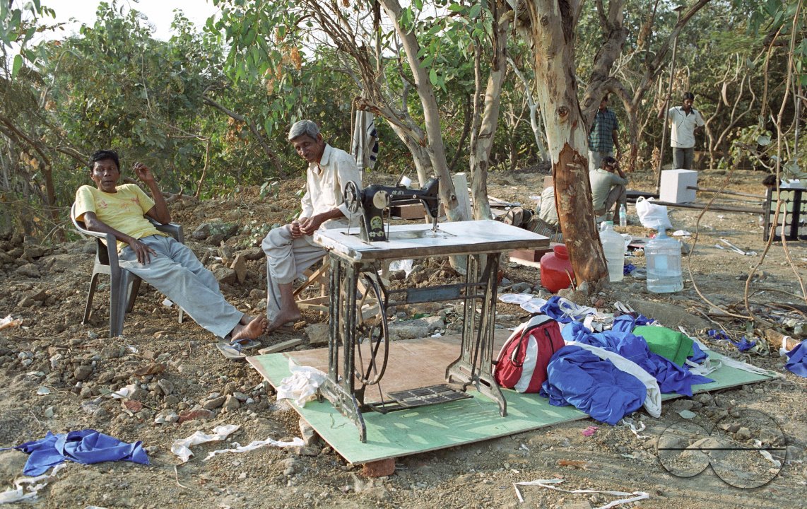 INDIA.Costume crew in the set of Khoya Khoya Chand at Film City in Mumbai.