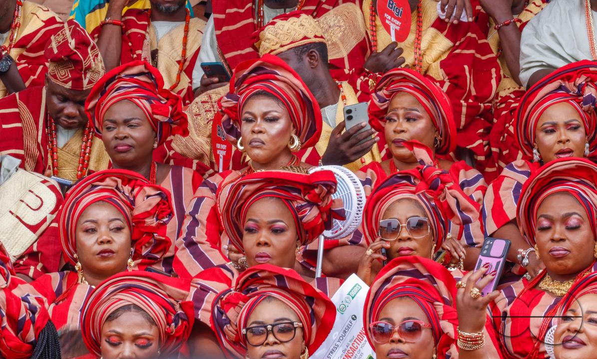 Ijebu Indigenes attend and perform during the colorful Ojude Oba festival in Ijebu