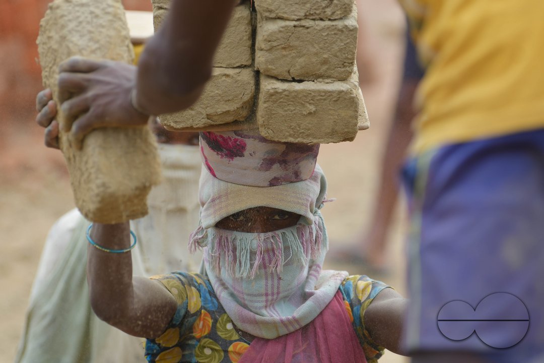 Brick field during a government-imposed nationwide lockdown