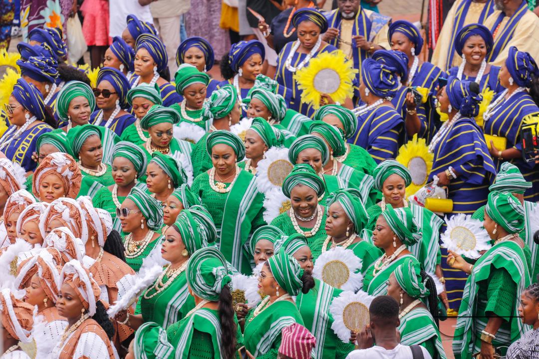 Ijebu Indigenes attend and perform during the colorful Ojude Oba festival in Ijebu