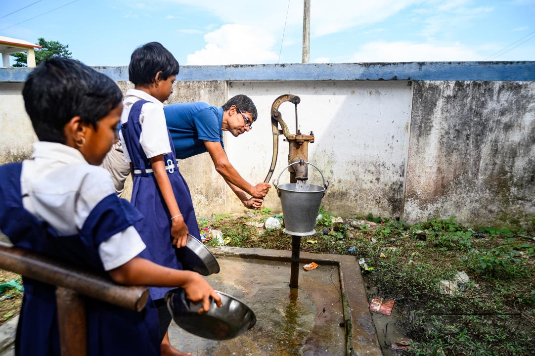 The mid-day meal scheme is a school meal program of the Government of India designed to better the nutritional standing of school-age children nationwide