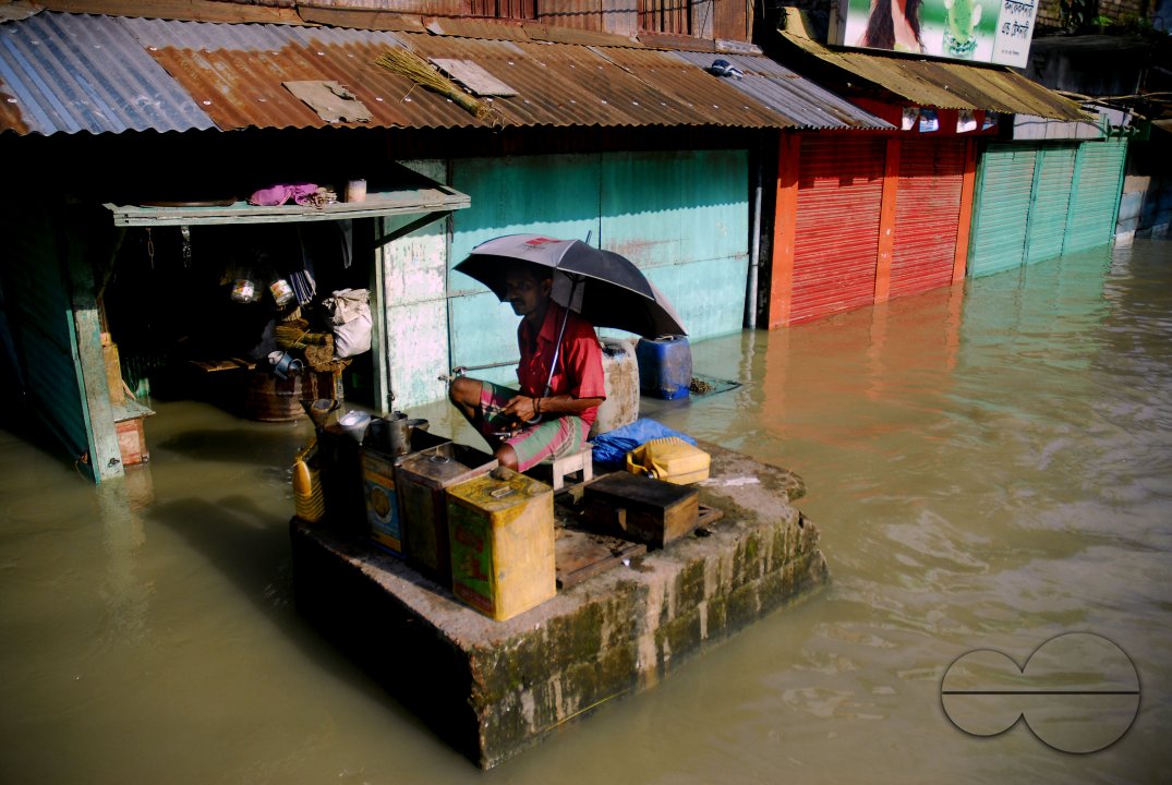 Huge damage at Sirajgonj because of flood