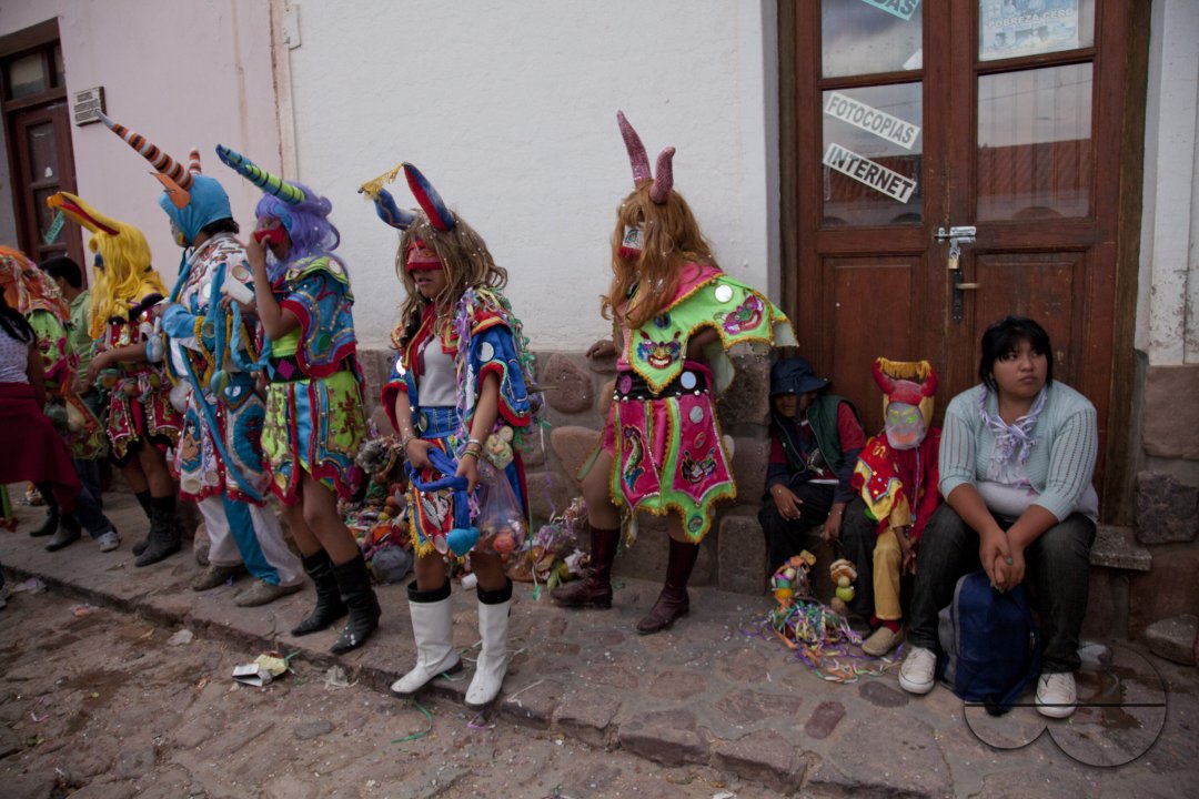 Carnival in Jujuy province in the Andes region of Argentina, South America