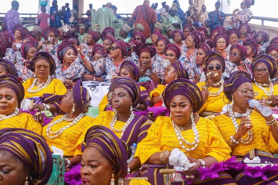 Ijebu Indigenes attend and perform during the colorful Ojude Oba festival in Ijebu