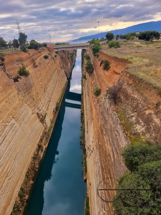 In 1893 a 3.9-mile (6.3-km) ship canal, the famous Corinth Canal, was opened that shortened the journey from the Adriatic Sea to Athens' port, Piraeus, by more than 200 miles (320 km)