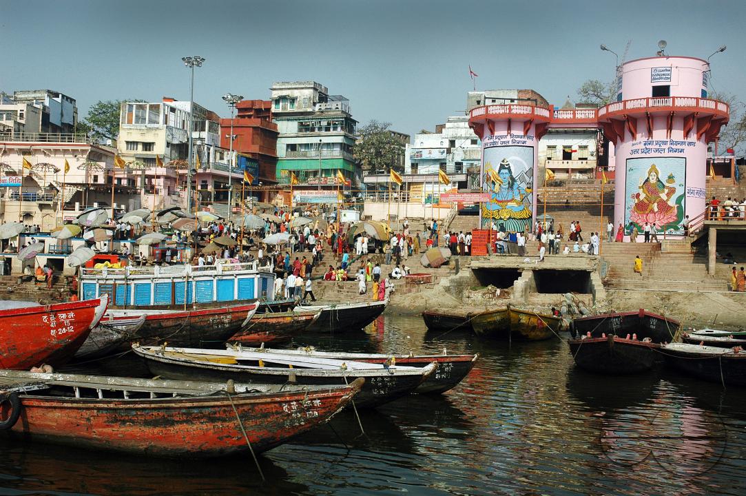Benaras is considered as the cultural capital of the oldest and holiest cities in India and home to the most famous ghats (150 steps leading down to the river) in the country