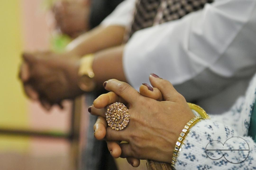 Christians attend a Christmas Mass in Mariam Nagar Church at Agartala