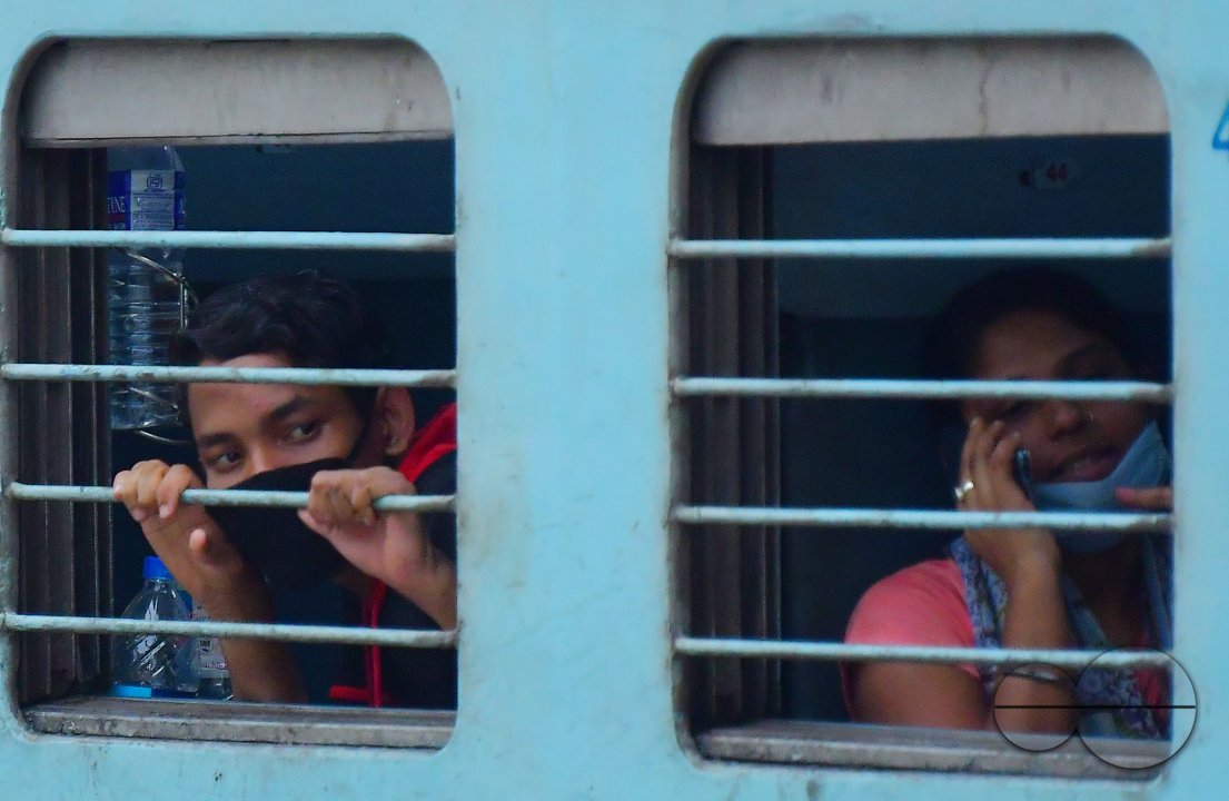 The first ever lockdown passengers train arrived in Agartala