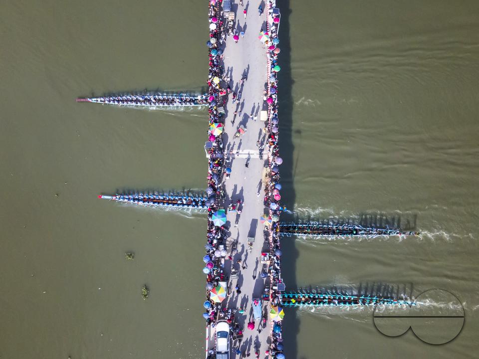 Nouka Baich is a traditional dragon boat-style paddling sport of Bangladesh