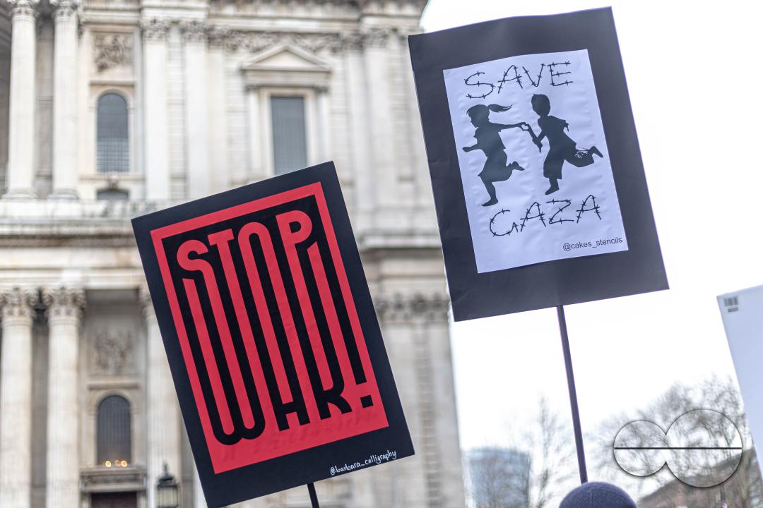 A global day of protests drew thousands of people including Children, who made their way through central London for a pro-Palestinian march, part of a global day of action against the longest and deadliest war between Israel and Palestinians in 75 years