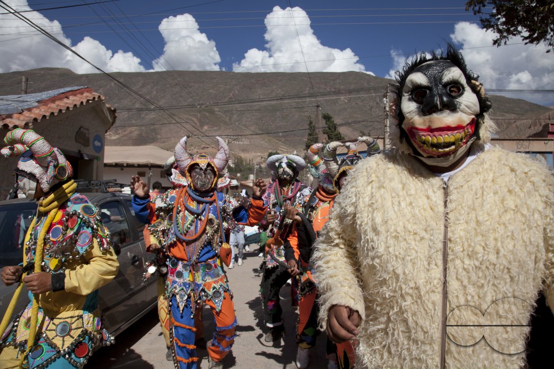 Carnival in Jujuy province in the Andes region of Argentina, South America