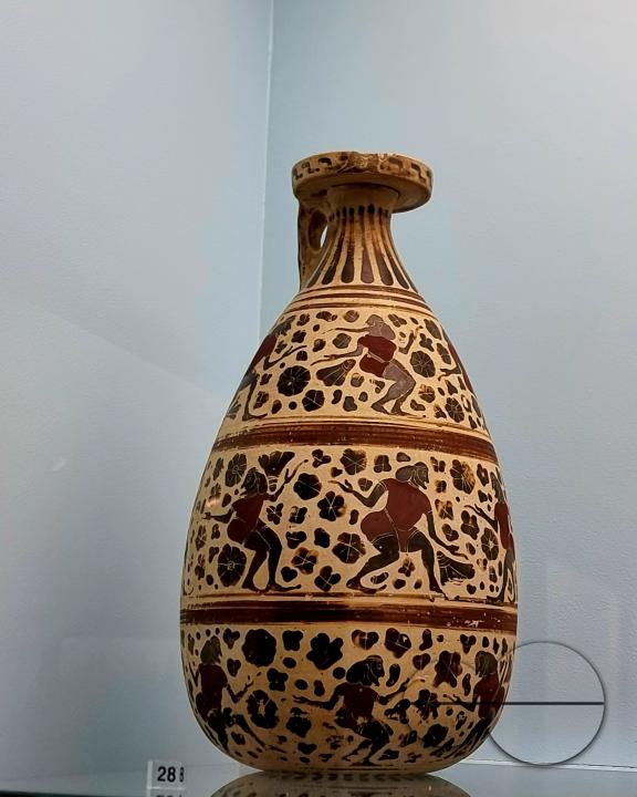 Remains of artefacts from the medieval period in Athens Museum