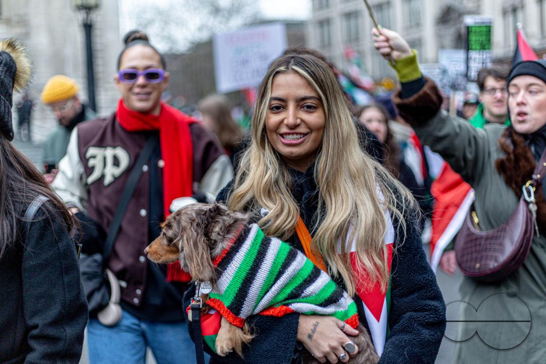 A global day of protests drew thousands of people including Children, who made their way through central London for a pro-Palestinian march, part of a global day of action against the longest and deadliest war between Israel and Palestinians in 75 years
