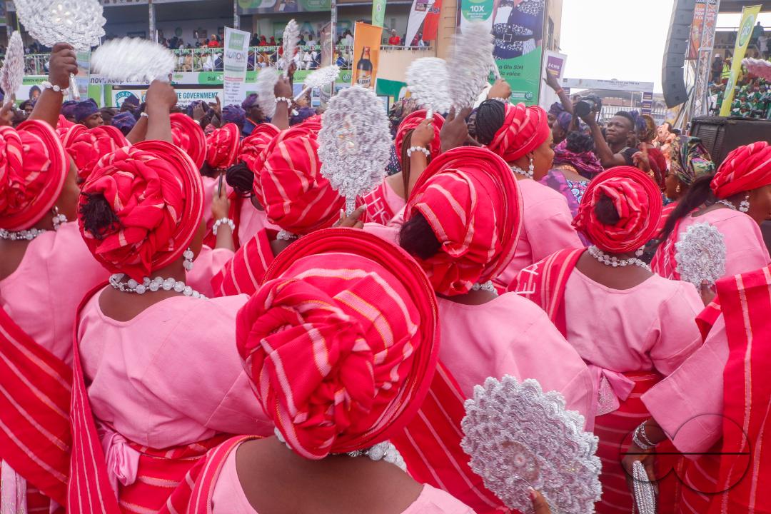 Ijebu Indigenes attend and perform during the colorful Ojude Oba festival in Ijebu