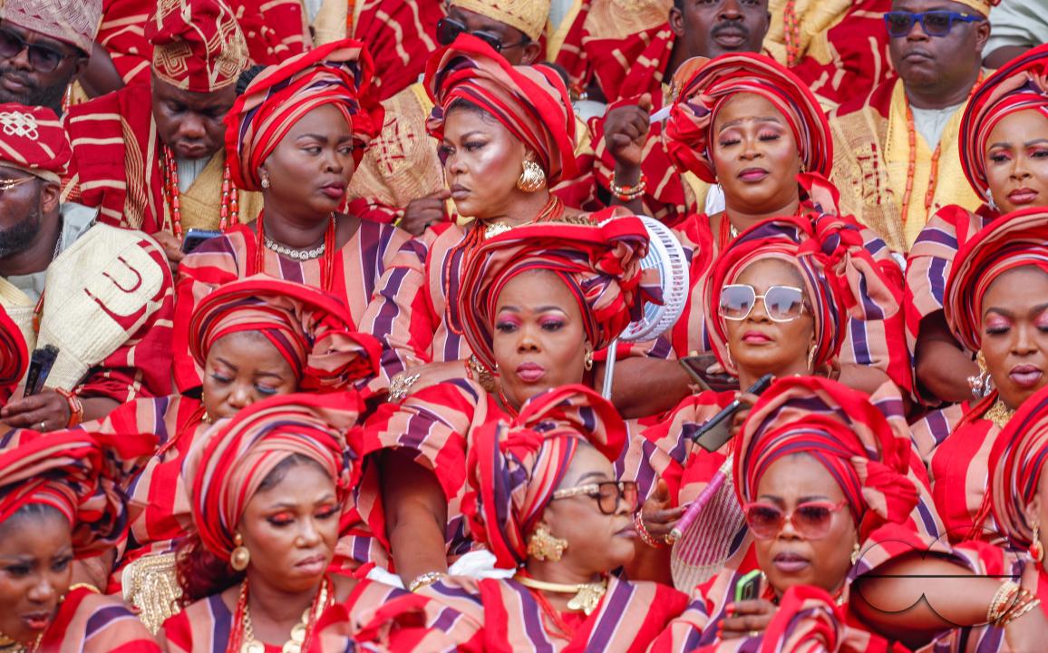 Ijebu Indigenes attend and perform during the colorful Ojude Oba festival in Ijebu
